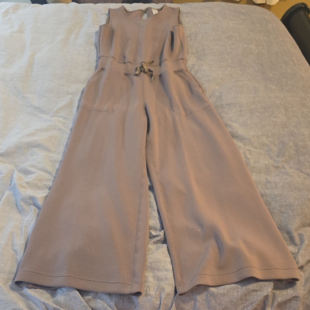 SPANX Airessentials Sleeveless Jumpsuit in Smoke - Picture 5 of 11